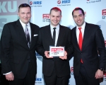 Łukasz Dąbrowski (HRS Polska), Dariusz Majewski (dyrektor Hanza Pałac Rulewo), Tobias Ragge (HRS), fot. Studio 69