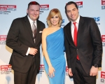 Łukasz Dąbrowski (HRS Polska), Agnieszka Popielewicz (Polsat), Tobias Ragge (HRS), fot. Studio 69